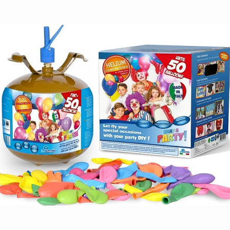 Helium set pre 50 balónov