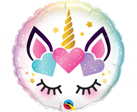 Fóliový balón 18 palcov QL Unicorn Eyelashes