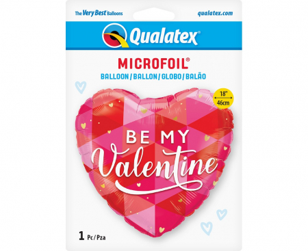 Fóliový balónik Be My Valentine, 18 palcov