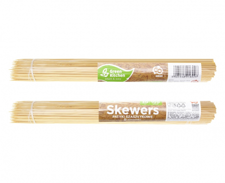 Drevená ihla na špízy - 300*3 mm, 100 ks.