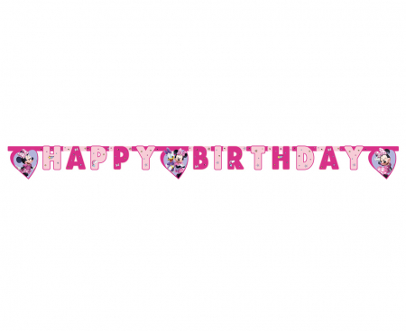 Banner Minnie Junior - Happy Birthday, 200cm