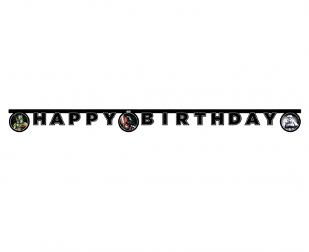 Banner Star Wars Galaxy - Happy Birthday, 200cm