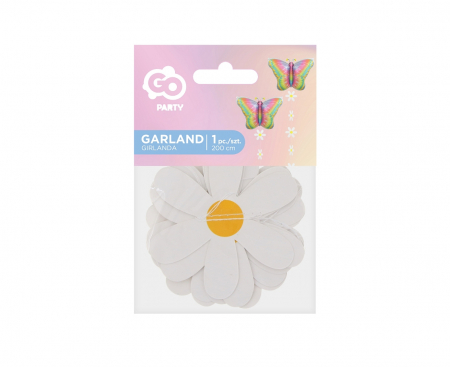 Papierová girlanda Sedmokrásky, veľkosť 7x200 cm