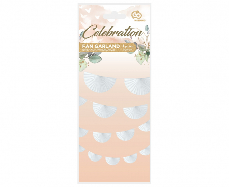 Svadobná girlanda VEJÁR - 300 cm