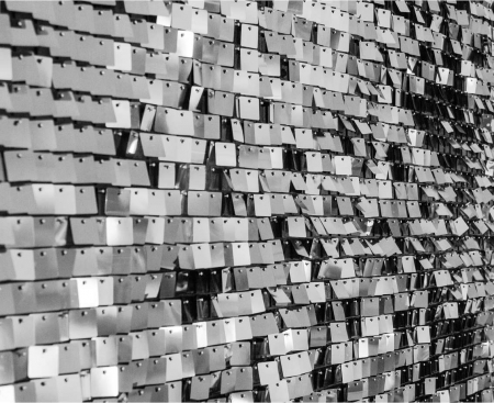 Dekoratívny panel grafit, čierne pozadie, 30x30 cm, 100 štvorcov