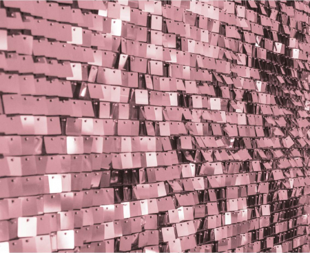 Dekoratívny panel ružový, priehľadné pozadie, 30x30 cm, 100 štvorcov