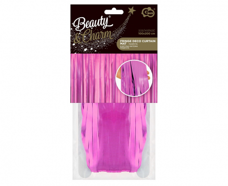 Záves B&C, matný purpurový, 100x200 cm