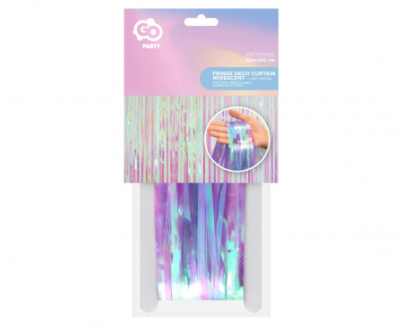 Dúhový záves, svetlofialový, 100x200 cm