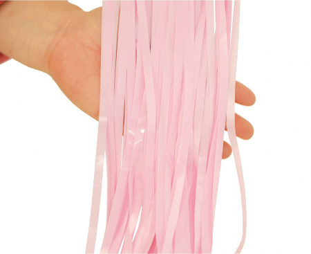 Záves v svetloružovom pastelovom odtieni, 100x200 cm
