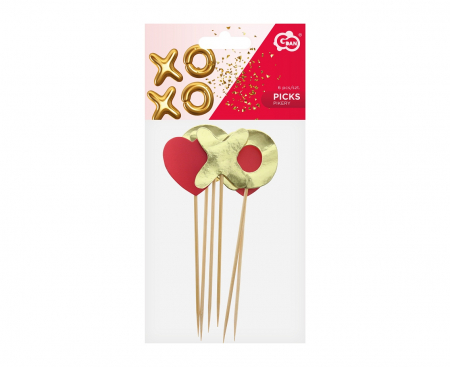 Špáradlá XoXo, 6 ks.