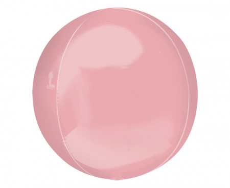 Fóliový balón ORBZ - Jumbo guľa pastelovo ružová